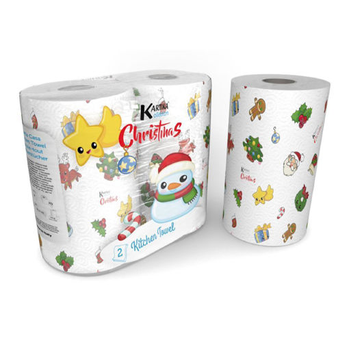 Picture of CHRISTMAS KITCHEN ROLL 2 PLY